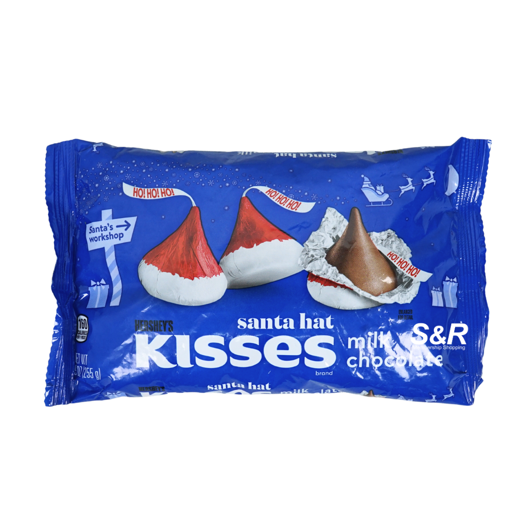 Hershey's Kisses Milk Chocolate Santa Hat 255g